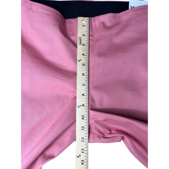 Old Navy Womens Pink Slim Ankle Pants Pull On Size 14 - Picture 5 of 9